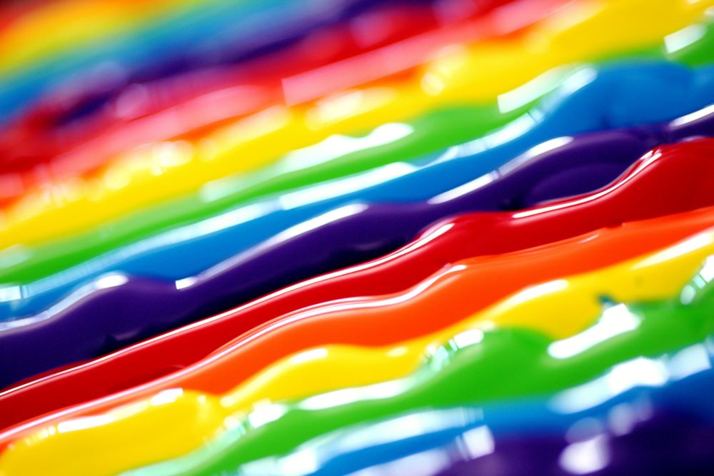 Linien von einzelnen Farben