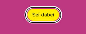 Gelber Button auf Lila Hintergrund mit weiß und schwarzem Fokusrahmen